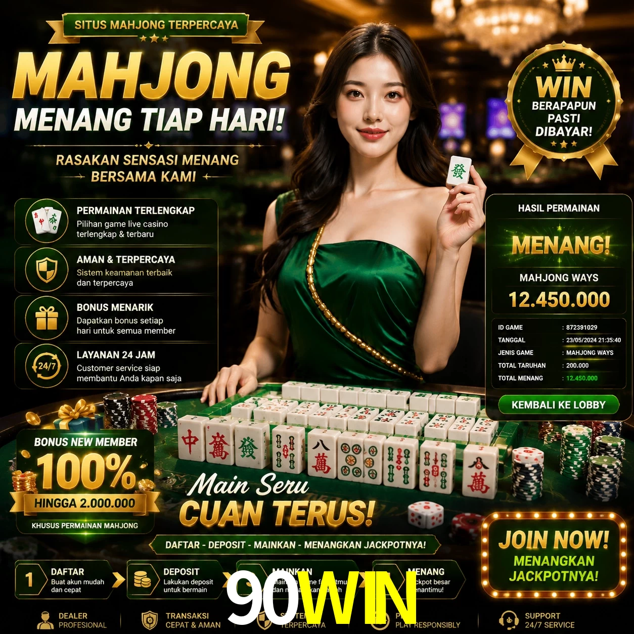 Cashback VIP 90WIN - reembolso semanal